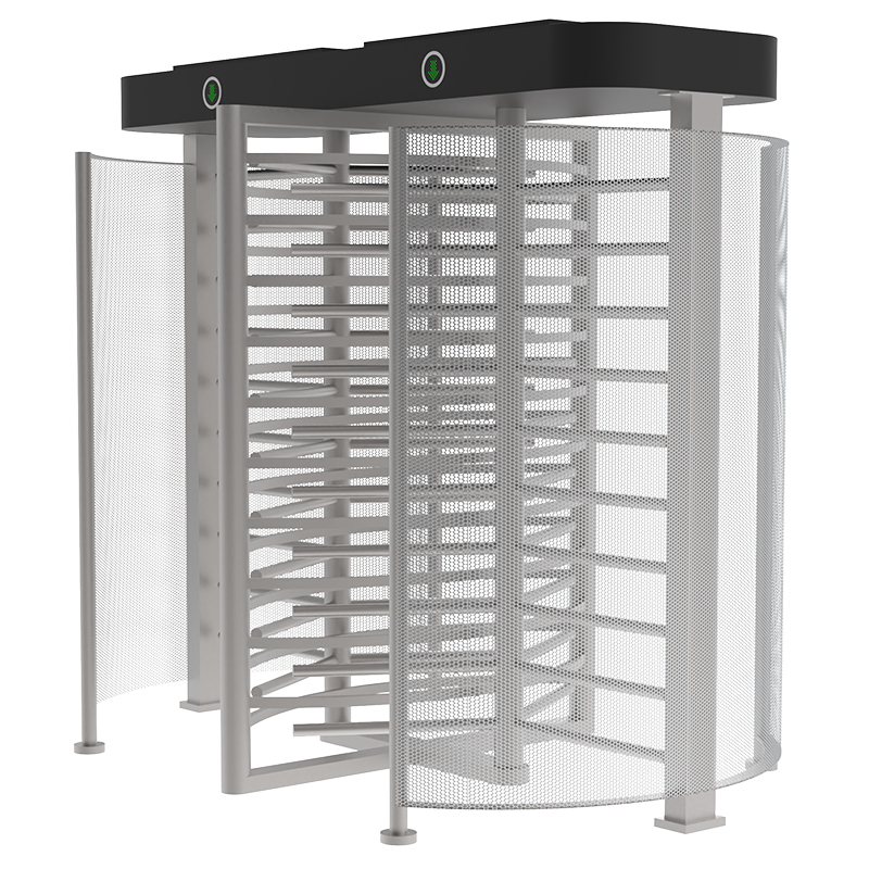 Heavy duty steel turnstile gate anti-climb access control revolving gate Custom steel turnstile gate high traffic pedestrian access control gate