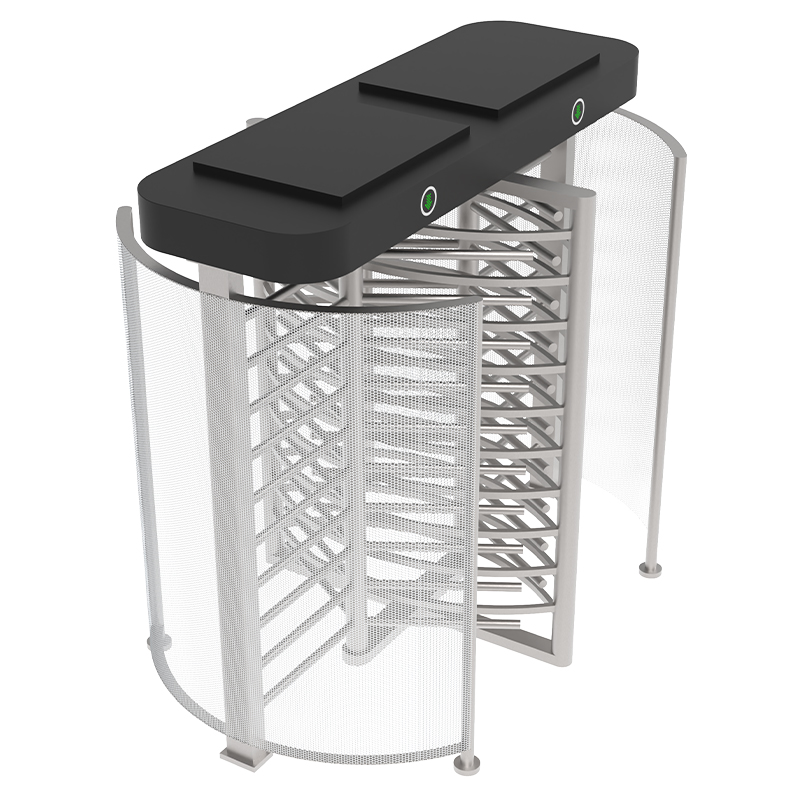 Outdoor waterproof steel turnstile gate anti-tailgating entrance security gate Prison grade steel turnstile gate solid metal security turnstile barrier