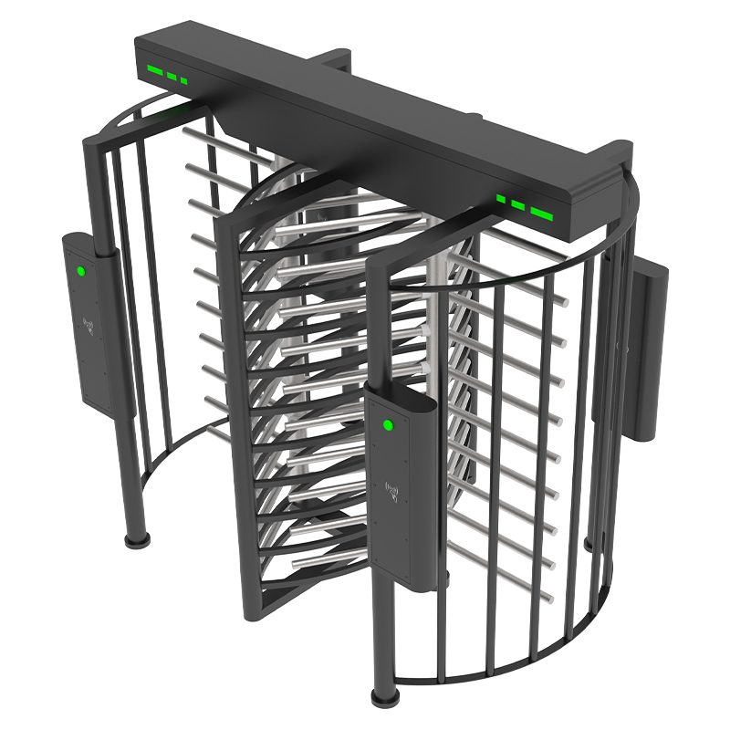 full length turnstile-6 Full length turnstile waterproof metal revolving pedestrian barrier gate