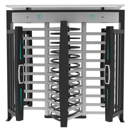Full size turnstile access control revolving gate for restricted areas