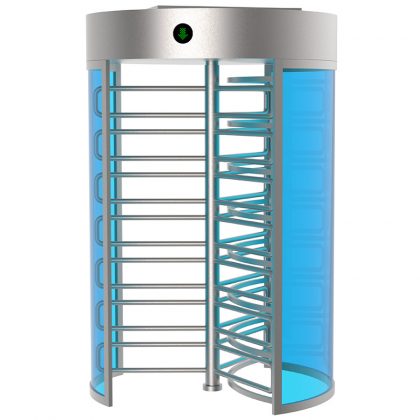 full height glass turnstiles