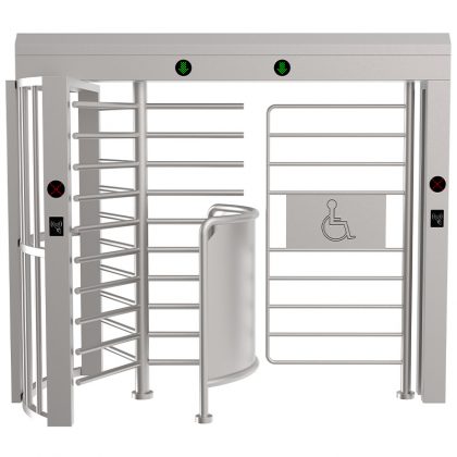 full height handicap turnstile