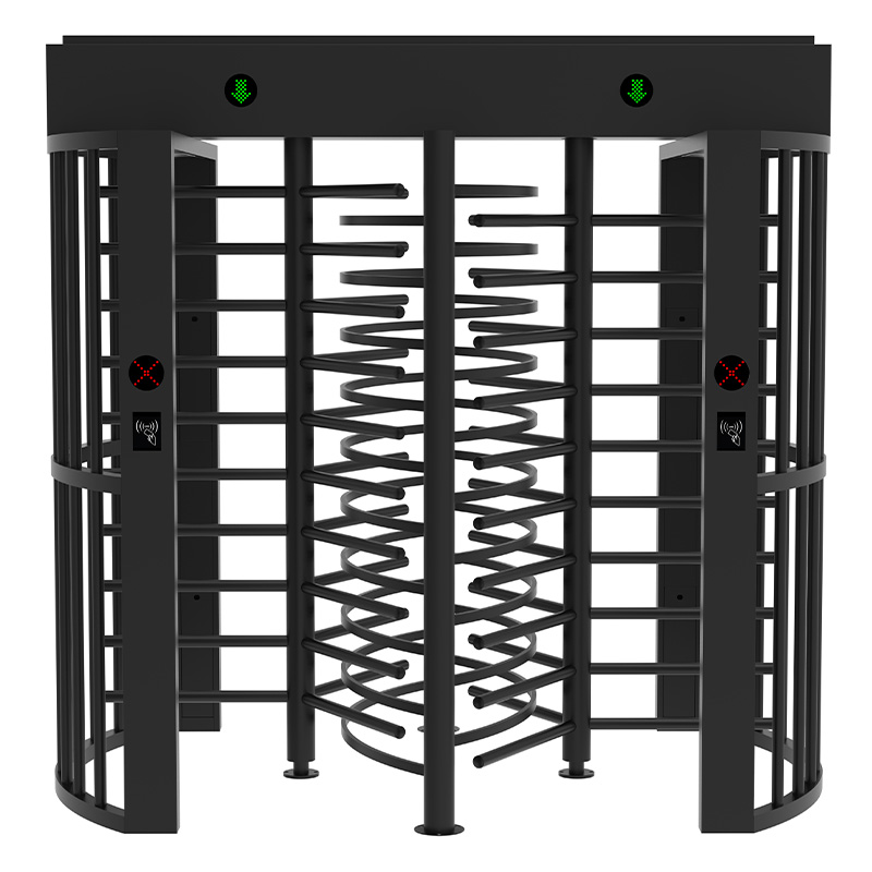 cancello girevole in acciaio inox