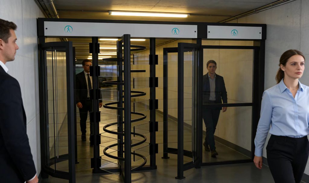 full height turnstile
