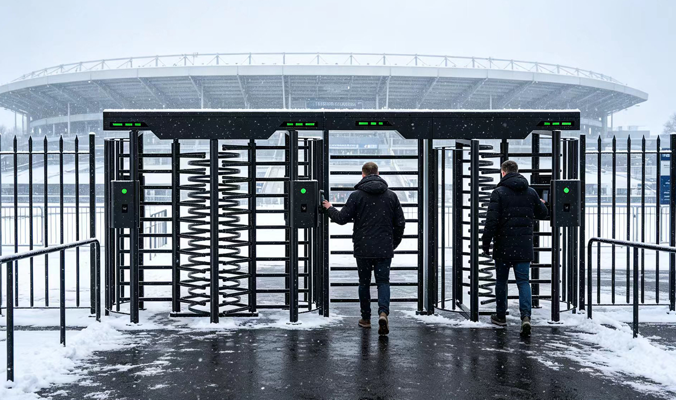 Full Height Turnstile Extreme Cold Solutions: Heating System & Winter Maintenance (-40°C)