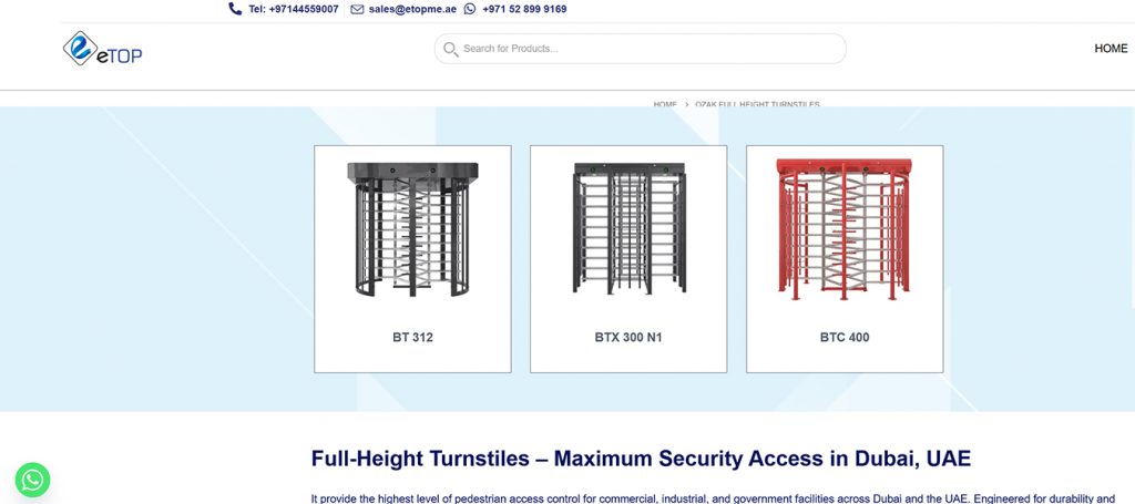 turnstile supplier in dubai flap barrier speed gate access control