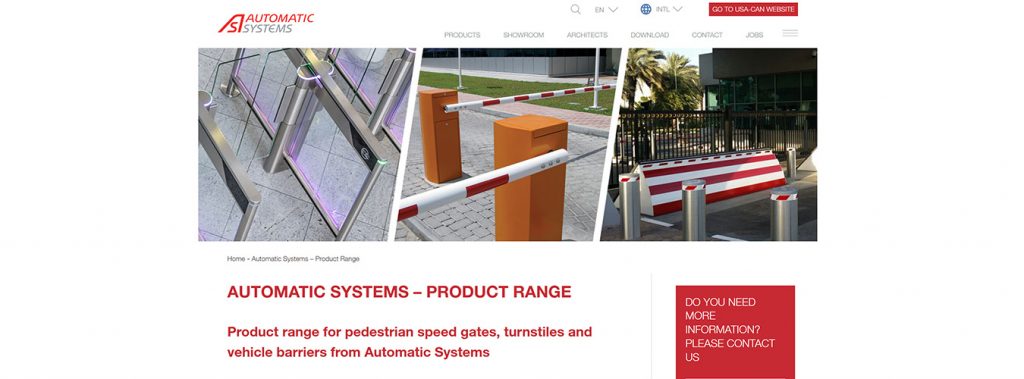 Tripod turnstile gate manufactured for office building staff entrance access control