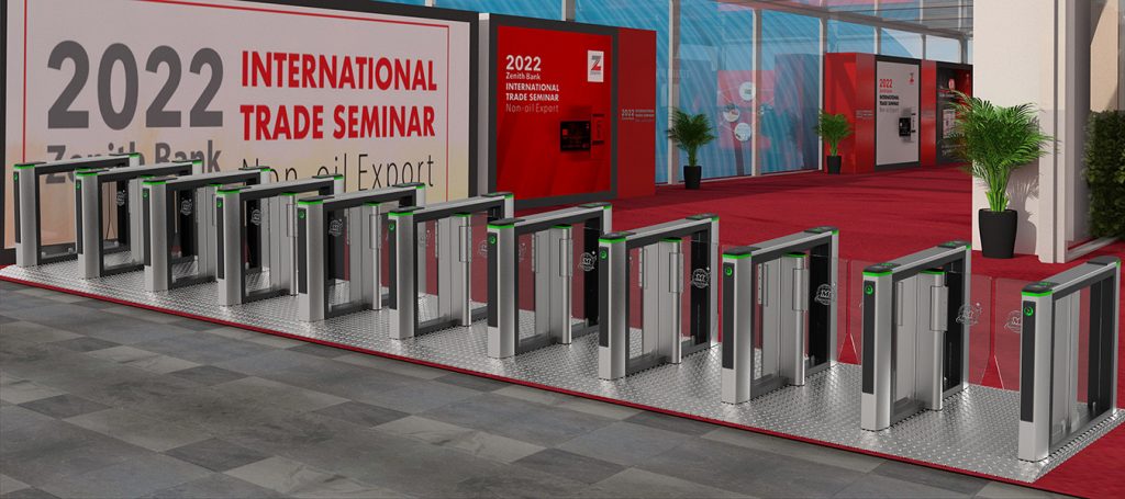 Heavy‑duty portable turnstile gate, freestanding movable turnstile for temporary site security