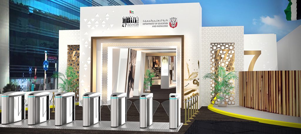 Compact portable turnstile gate, easy‑to‑transport movable barrier for temporary visitor access