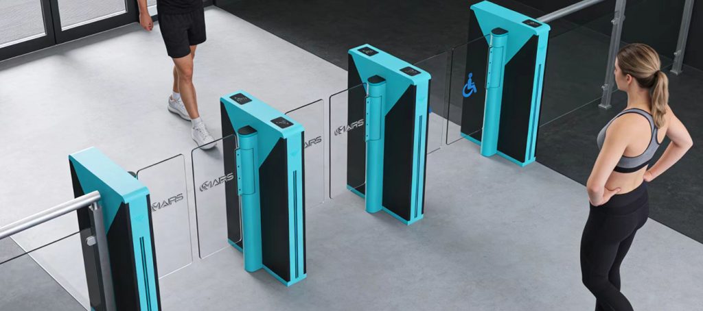 Gym turnstiles stainless steel tripod gate for fitness club member access control and attendance