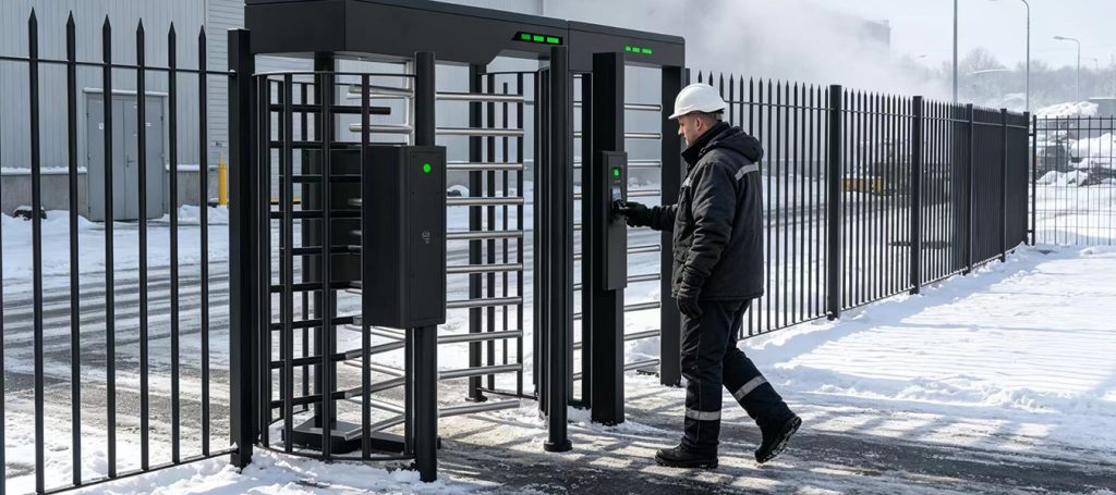 RFID Outdoor Turnstile Access Control System