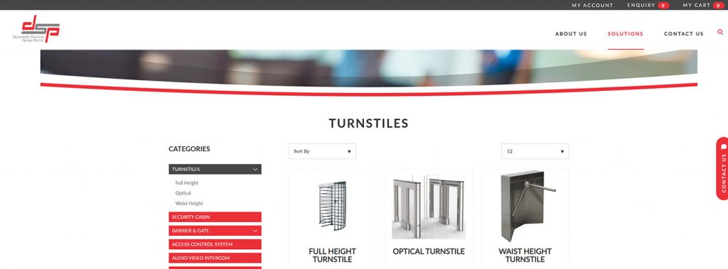 turnstile gate from turnstile supplier in Singapore for high‑traffic transit & commercial sites
