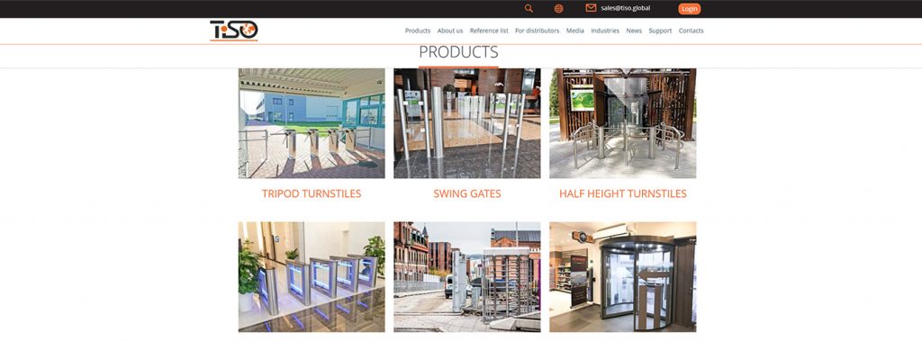 Speed gate turnstile manufacturers produce slim barrier gate for corporate lobby access