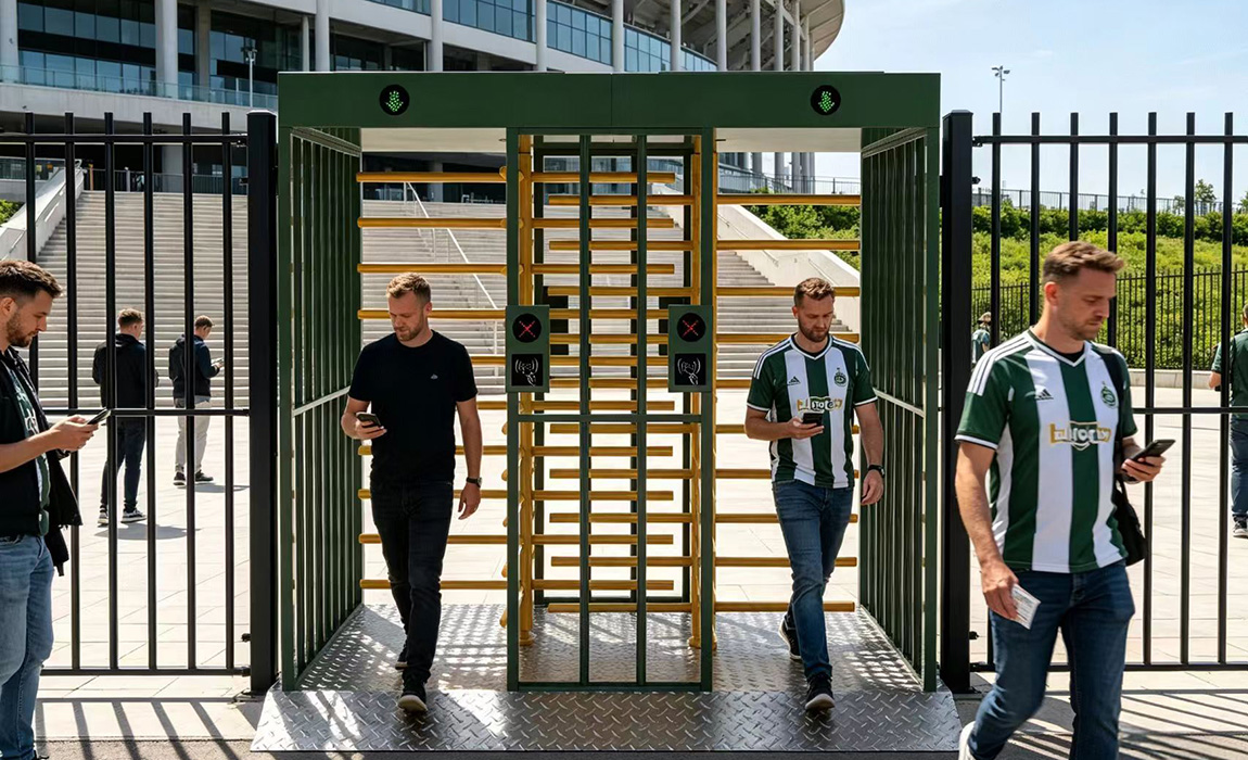 biometric full height turnstile